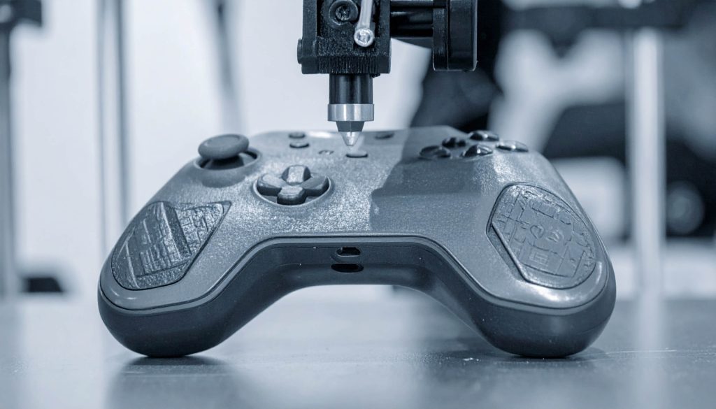 rapid prototype printed overnight a 3D printed controller