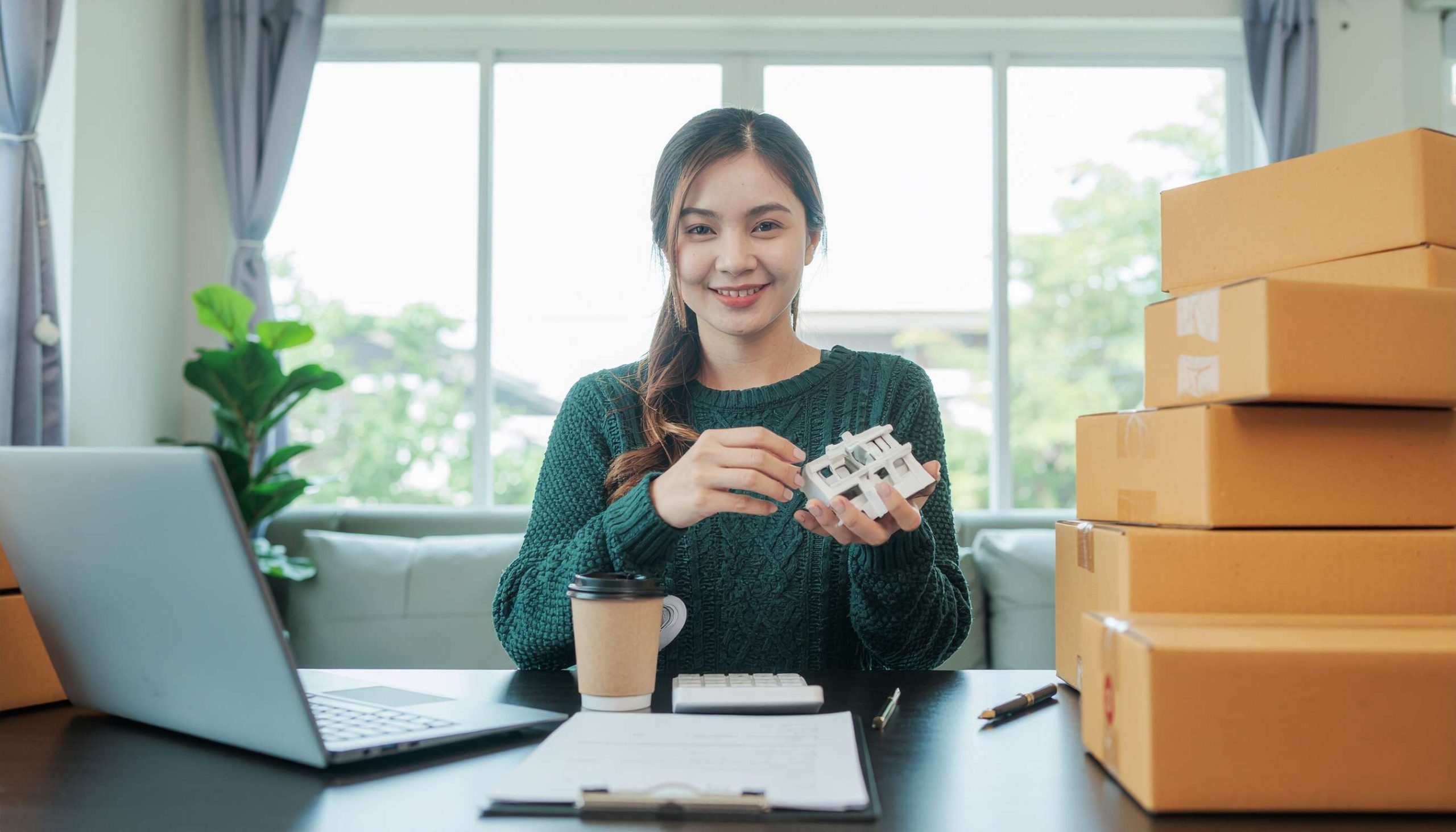 Startup Owner Holding a Prototype
