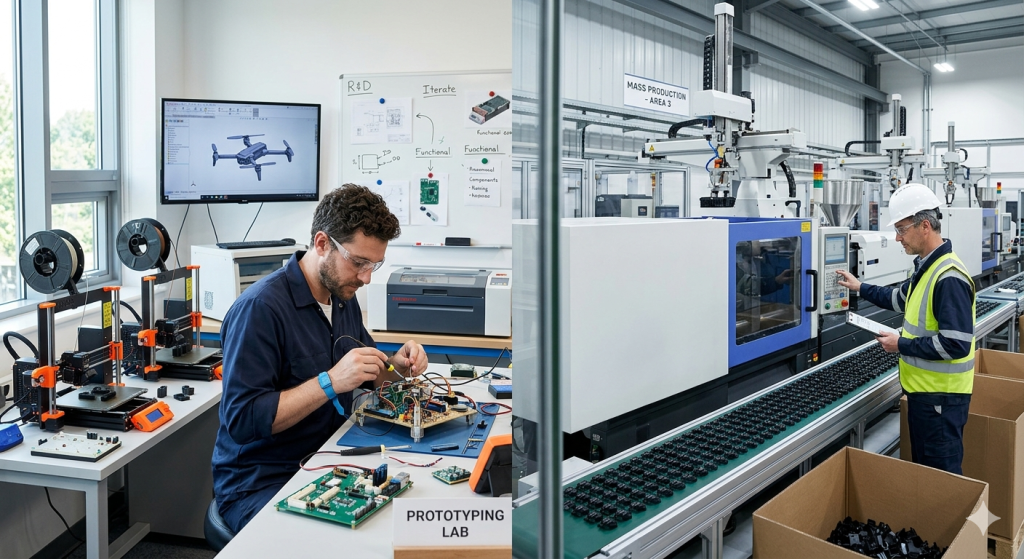 Prototyping company vs Manufacturer