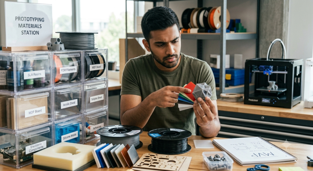 Materials for Prototyping: A Founder's Guide to Choosing Right the First Time