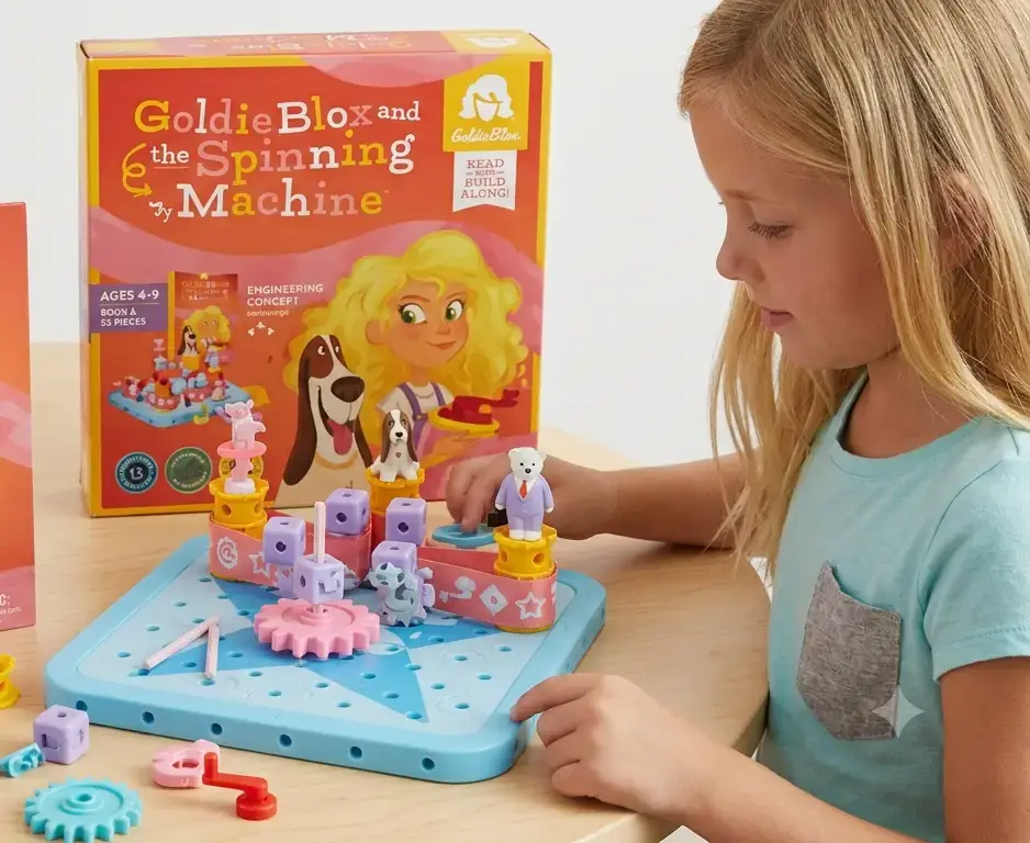 GoldieBlox — construction toy and storybook